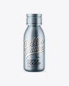 Matte Metallic Bottle Mockup