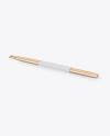 Wooden Drumsticks Mockup - Half Side View Wooden Drumsticks Mockup - Half Side View