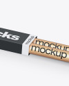 Wooden Drumsticks Mockup - Half Side View Wooden Drumsticks Mockup - Half Side View