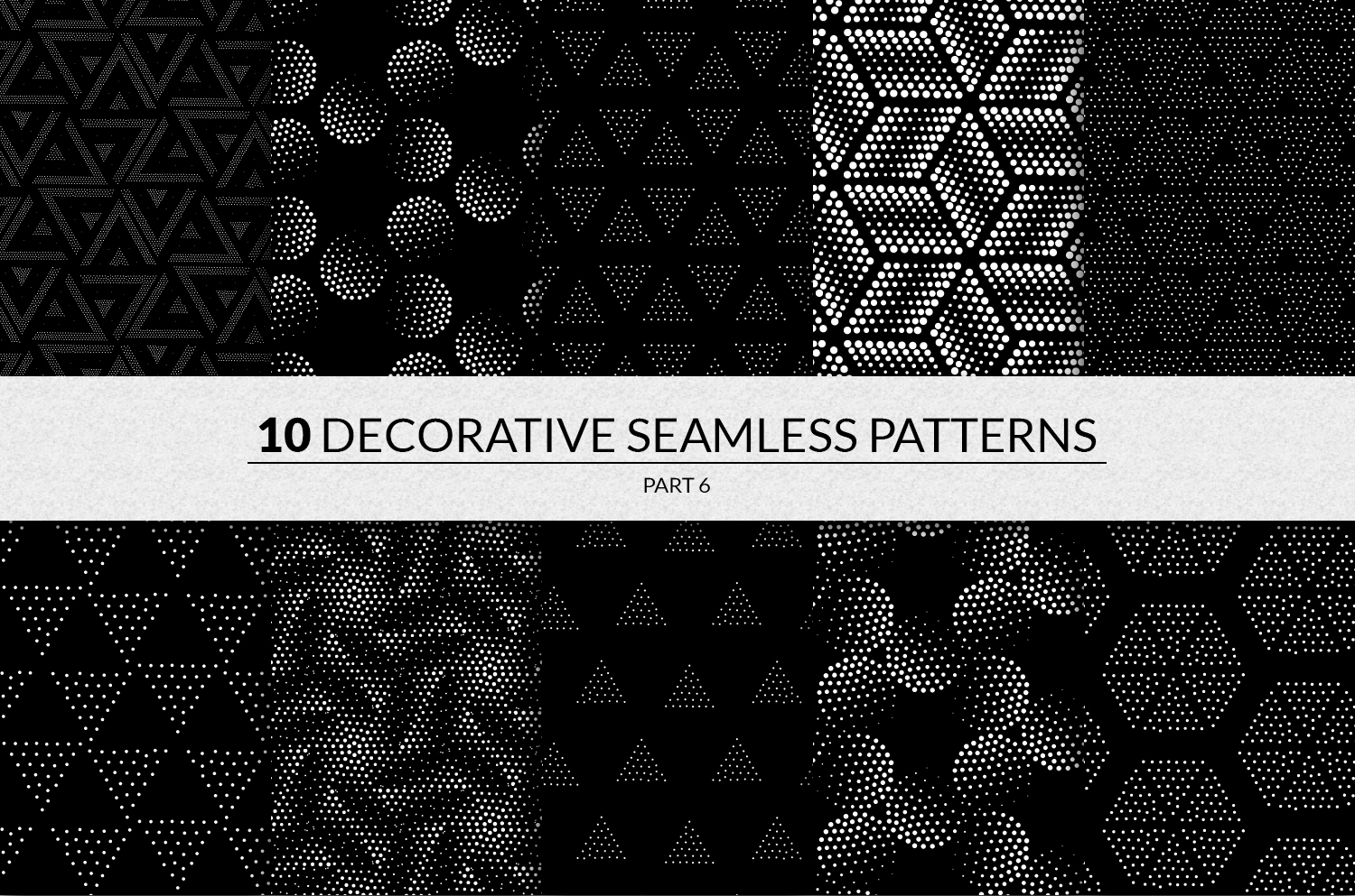 144 seamless pointillism patterns