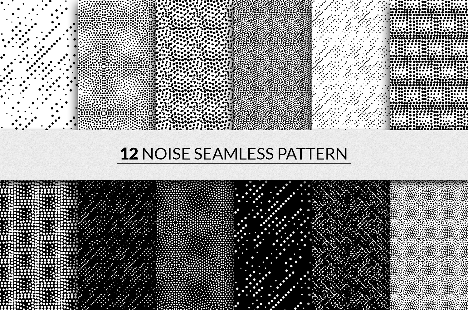 144 seamless pointillism patterns