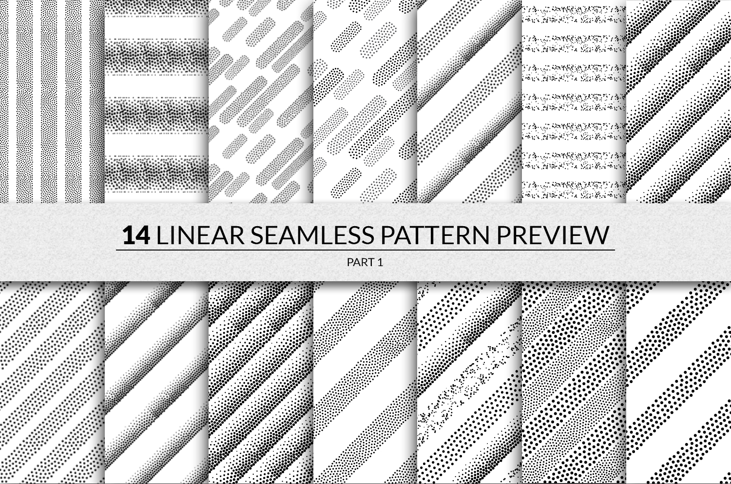 144 seamless pointillism patterns