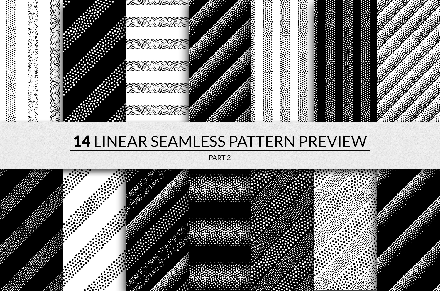 144 seamless pointillism patterns