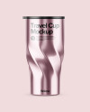 390ml Stainless Steel Travel Cup Mockup