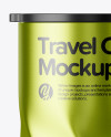 390ml Matte Stainless Steel Travel Cup Mockup