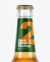 Clear Glass Orange Drink Bottle Mockup Clear Glass Orange Drink Bottle Mockup