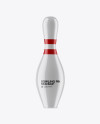 Glossy Bowling Pin Mockup