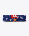 Rolled Beach Towel Mockup