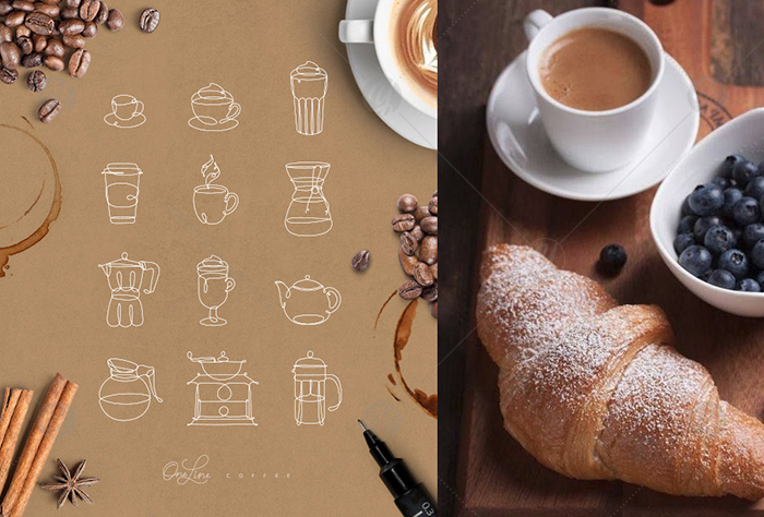 Coffee One Line Symbols Coffee One Line Symbols