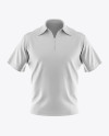 Men&#039;s Polo Mockup - Front View