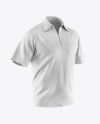 Men's Polo Mockup - Half Side View