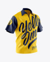 Men's Polo Mockup - Half Side View