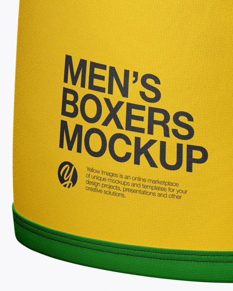 Men&#039;s Boxer Briefs Mockup - Front View