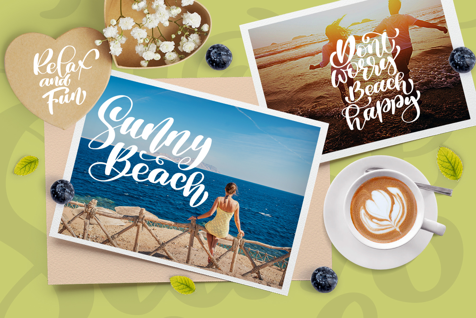 36 Calligraphic Phrases about Summer