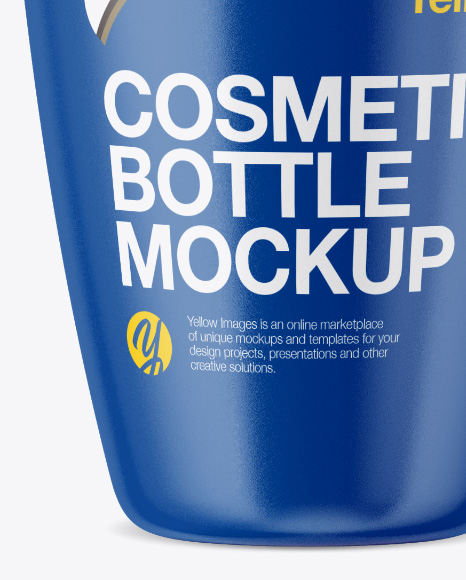 Glossy Cosmetic Bottle Mockup