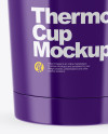 Glossy Thermo Cup Mockup