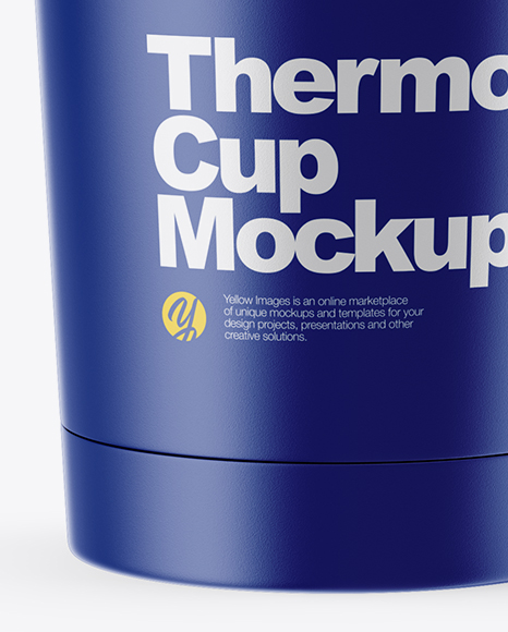 Matte Thermo Cup Mockup