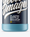 Matte Plastic Bottle Mockup