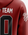 Men’s Full-Zip Hoodie mockup (Back View)