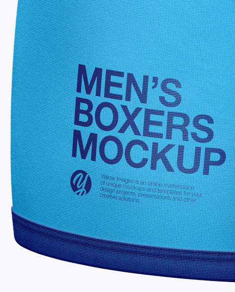 Men&#039;s Boxer Briefs Mockup - Half Side View