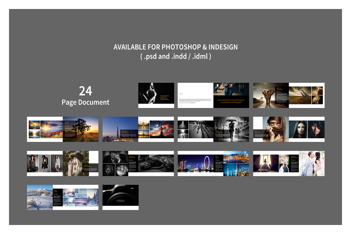 Photography Portfolio Template