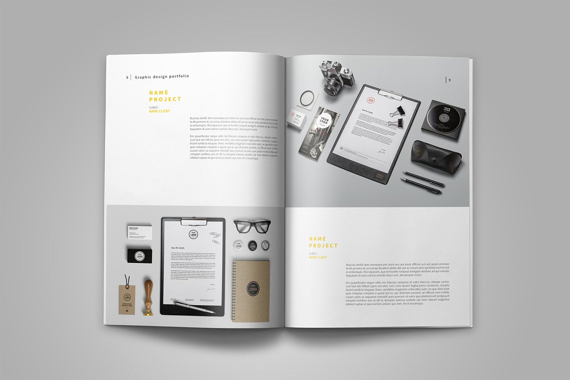 Graphic Design Portfolio Template