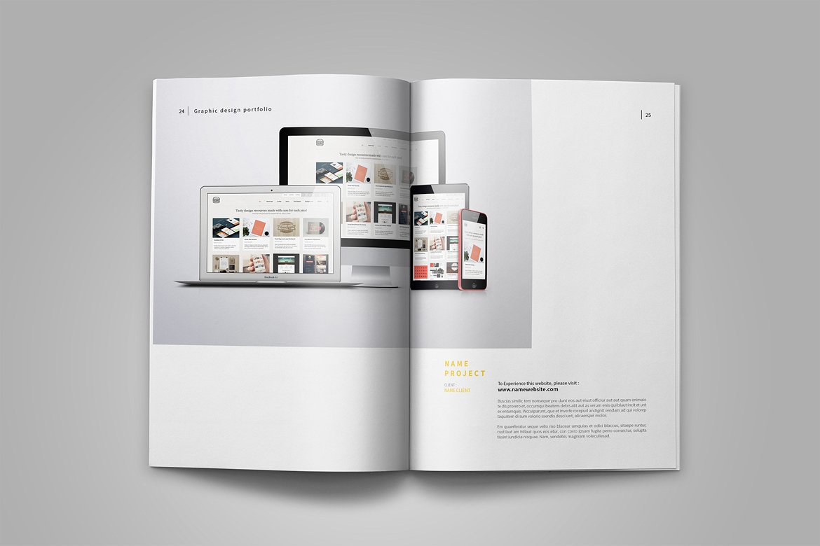 Graphic Design Portfolio Template