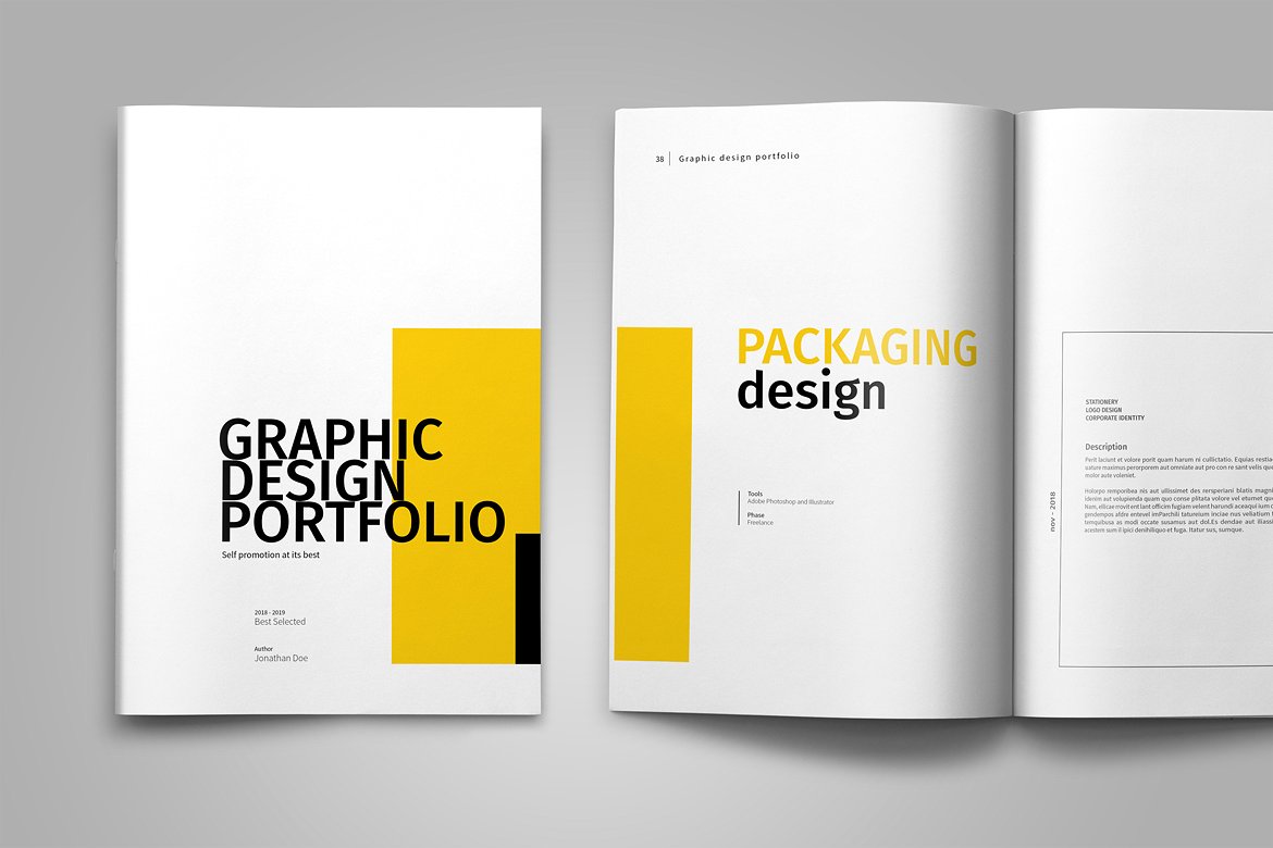 Graphic Design Portfolio Template