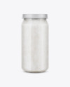 Glass Jar With Mushroom Sauce Mockup