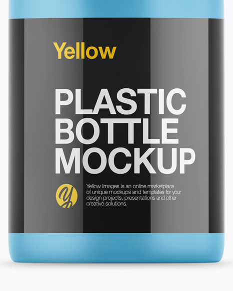 Matte Plastic Bottle Mockup