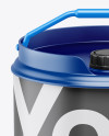 Matte Oil Tin Can Mockup - High-Angle Shot