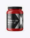 Matte Protein Jar Mockup