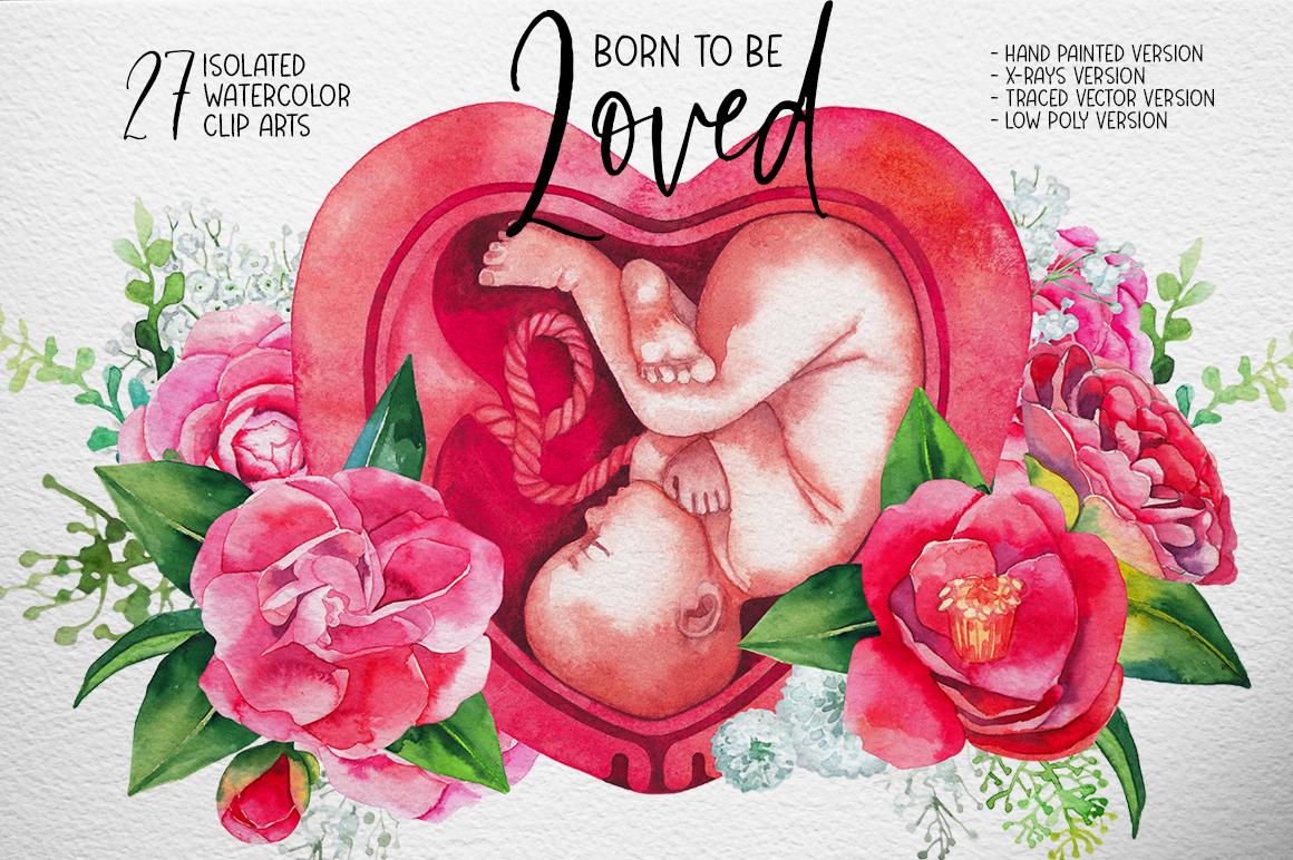 Watercolor baby Watercolor baby