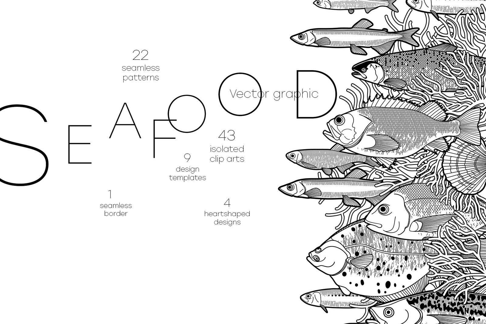 Seafood graphics Seafood graphics