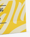 Paper Shopping Bag Mockup - Halfside View (Eye-Level Shot)
