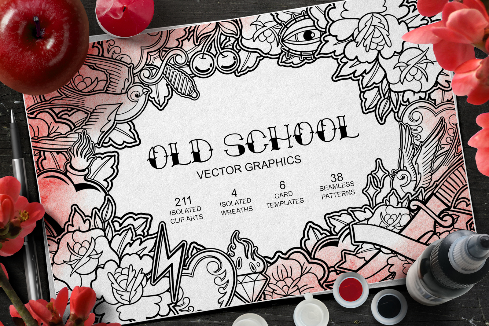 Old school - coloring pages Old school - coloring pages