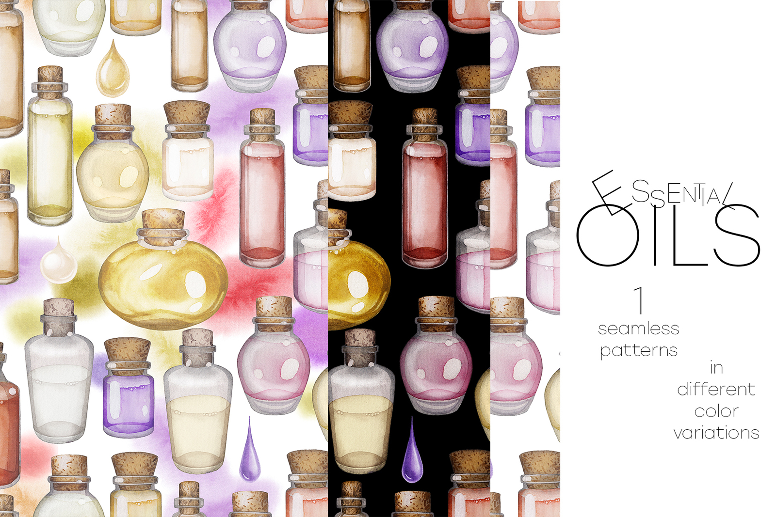 Watercolor essential oils Watercolor essential oils