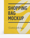 Paper Shopping Bag Mockup - Front View