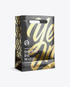 Glossy Shopping Bag Mockup - Halfside View (Eye-Level Shot)