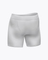 Men's Boxer Briefs Mockup - Back Half Side View