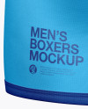 Men's Boxer Briefs Mockup - Back Half Side View