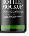 Green Glass Water Bottle Mockup Green Glass Water Bottle Mockup