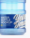 Water Bottle With Glossy Pump Mockup Water Bottle With Glossy Pump Mockup