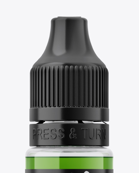 Dropper Bottle Mockup - Front View