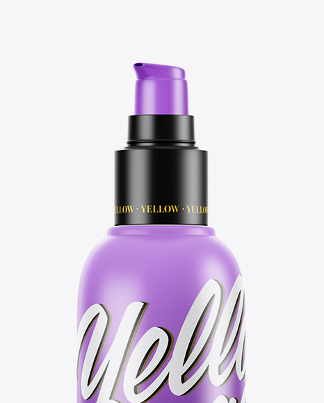 Matte Cosmetic Bottle Mockup