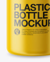 Matte Plastic Bottle Mockup
