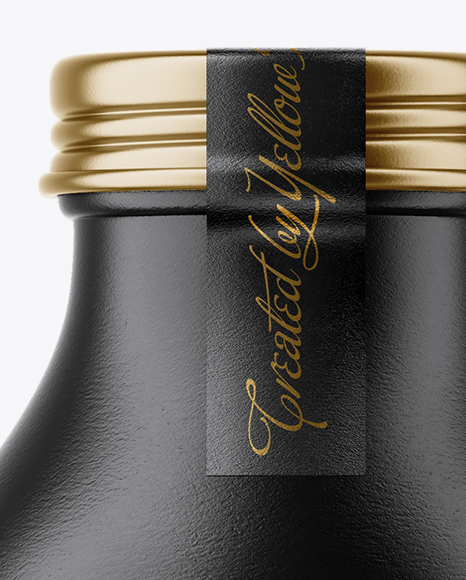 Matte Ceramic Bottle Mockup