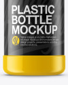 Glossy Plastic Bottle Mockup