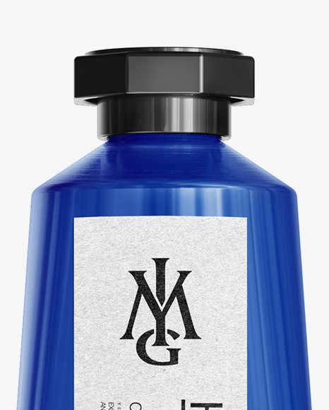 Glossy Cream Tube Mockup