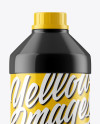 Glossy Plastic Bottle Mockup